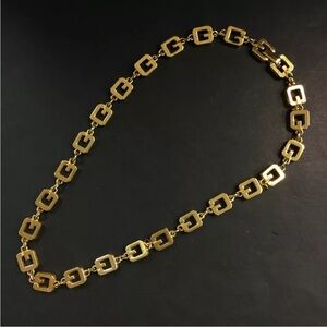 GIVENCHY G Logo Gold Tone Choker